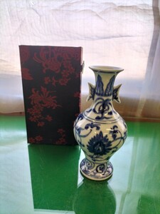 花器 花瓶 壺 花入 美術 彩 青 唐物 中国 古玩 古 インテリア 飾 一輪挿し