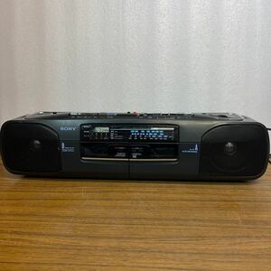  retro W radio-cassette SONY CFS-W404 Junk 