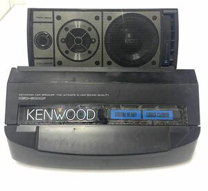 当時物 KENWOOD ケンウッド KSC-6000F 光るロゴ 置き型 スピーカー 左右セット 昭和 レトロ ネオクラッシック旧車 スピーカー 