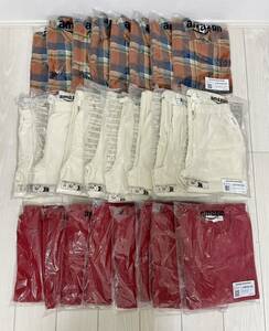 【新品】洋服 まとめ売り Amazon essentials メンズ ニット ボトムス フランネルシャツ 24枚 セット　15