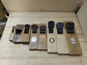 鉋　8点まとめ売　中古品　大工　大工道具 DIY カンナ 工具