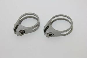 [j096] titanium sheet clamp 31.6mm 34.9mm light weight 