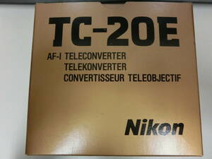 中古品 保管品 動作未確認 Nikon ニコン AI AF-I Teleconverter テレコンバーター TC-20E 一眼レフカメラ レンズ/激安1円スタート