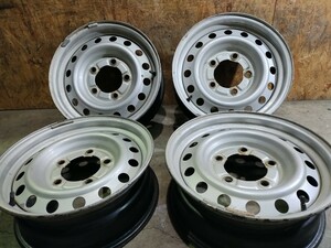 トヨタ　ランクル　70系　ナロー　スチールホイール　純正　16.6J PCD150 5H offset約+25