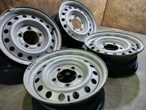 トヨタ　ランクル　70系　ナロー　スチールホイール　純正　16.6J PCD150 5H offset約+25_画像2