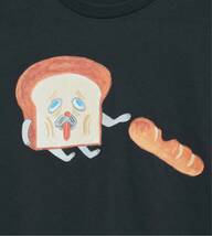 新品　グラニフ　Mサイズ　パンどろぼう　まずい　ロングTシャツ　ロンT スミクロ　カットソー　長袖graniph　からすのパンやさん_画像3