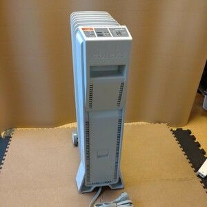 eureks ユーレックス ラジエター式オイルヒーター LF8BS(IW) アイボリーホワイト 3〜8畳用 OILHEATER MADE IN JAPAN　通電確認済　中古品