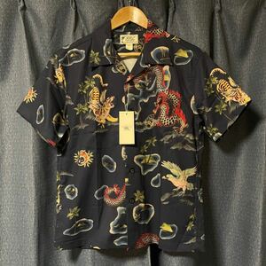 RRL Tropical Print Camp Hawaiian Shirt 和柄 トロピカル アロハシャツ S