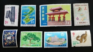 【送料無料】切手　172枚　琉球郵便ほか　1950～1960年代　