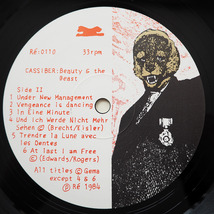 ◆ Cassiber / Beauty & The Beast 1984年 インサート付き Chris Cutler レコメン系アヴァンギャルド名作 Art Bears 送料無料 ◆_画像5