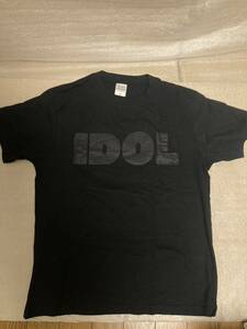 プラニメ IDOL Tシャツ 黒×黒 Mサイズ グッズ WACK