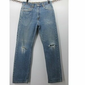 90s Levis リーバイス　ジーンズ　505 w32 ダメージ　1998年　メキシコ製　アメカジ古着 sy3858