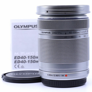 ＜良品＞ OLYMPUS 望遠ズームレンズ M.ZUIKO DIGITAL ED 40-150mm F4.0-5.6 R シルバー