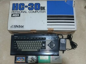 MSX HC-30 ハーソナルコンピューター キーボード ＋ ソフト まとめ 4本