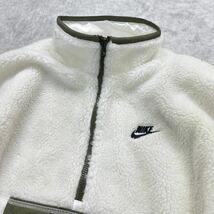 新品未使用 NIKE Lサイズ ナイキ アノラック ジャケット ボア 保温 ハイロフトフリース 裏地メッシュ 秋冬 アウター 人気 国内正規品_画像2