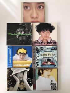 B21675　CD（中古）BREATH+Flower bed+tokyo+Lucky+他3枚　渡辺美里　7枚セット　