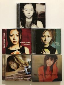B21812　中古CD　delicious way+Perfect Crime+FAIRY TALE+IF I Believe+Wish You The Best　倉木麻衣　5枚セット