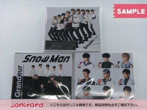 Snow Man CD 3点セット Grandeur 初回盤A/B/通常盤(初回スリーブ仕様) [良品]