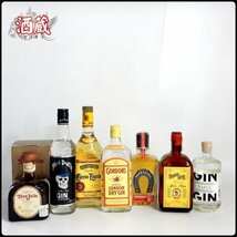 CE625◆1円～古酒 ◆ドンフリオ 750ml/キュロ/エラドゥーラ/ゴードン/ブラックデス/クエルボ他◆テキーラ ジン ◆ スピリッツ 7本 セット_画像1