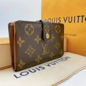 A2230【美品】LOUIS VUITTON ルイヴィトン モノグラム　ポルトモネ ビエ ヴィエノワ　がま口　二つ折り財布　ウォレット　M61674/TH0064