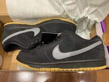 25.5cm Nike SB Dunk Low Pro Black/Fog ナイキ SB ダンク ロー プロ ブラック/フォグ 新品未使用 国内正規品_画像7