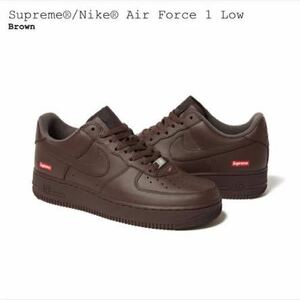 26.0cm Supreme Nike Air Force 1 Low Baroque Brown シュプリーム ナイキ エアフォース1 ロー バロックブラウン 新品未使用 国内正規品