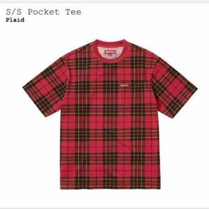 サイズS Supreme S/S Pocket Tee Plaid Small シュプリーム エスエス ポケット Tシャツ プレイド 新品未使用 国内正規品