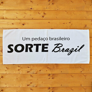 SORTE Brazil コットンフェイスタオル スポーツタオル ホワイト