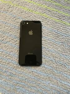 iphone 8 ブラック　中古筐体ガラ 1台