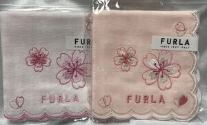 FURLA ハンカチ　2種　未使用品