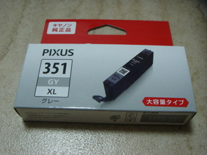 未使用　未開封　BCI-351 XL GY グレー　Canon 純正インクタンク BCI-351 XL GY グレー　大容量タイプ