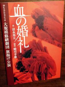 ◎パンフ　蜷川幸雄「血の婚礼」2011年　窪塚洋介/中嶋朋子/伊藤蘭/丸山智己/田島優成/高橋和也/青山達三/近藤公演