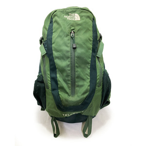 ザ ノースフェイス テルス ２５ バックパック グリーン THE NORTH FACE TELLUS25 正規品 本物 トラベル タウンユース レインカバー NM06113