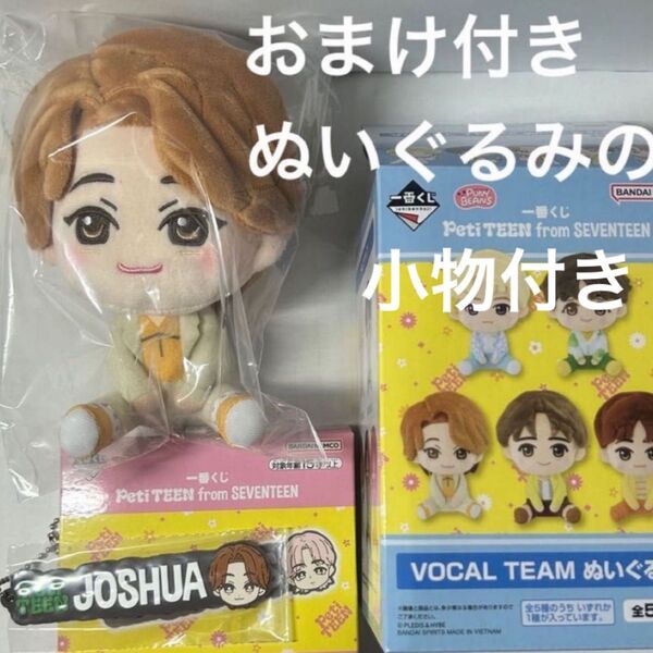 SEVENTEEN PetiTEEN 一番くじ セブチ ジョシュアセット ぬい小物おまけ付き