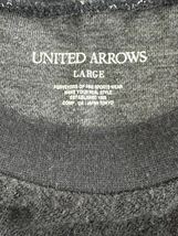 ユナイテッドアローズ 半袖 スウェット L ブラック系 UNITED ARROWS トレーナー メンズ 半袖ニット _画像5