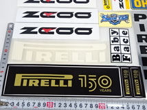 54-3〒/OHLINSオーリンズ PANOLINパノリン PIRELLIピレリ BRIDGESTONEブリヂストン等 バイク関連デカール ステッカー 未使用_画像2