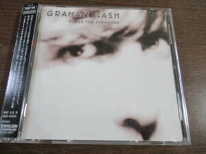 日本盤、帯付、良品■グラハム・ナッシュ【ソングス・フォー・サバイバーズ】GRAHAM　NASH■１６年振りのソロ・アルバム。