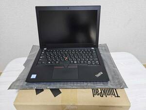 ほぼ新品 Lenovo ThinkPad x280 20KES2E600 (Core i3-8130U/4GB/256GB/Win10Pro64/12.5" HD(1366×768)/JIS/バッテリー不良)