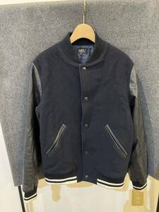 A.P.C. レザー　スタジャン　アワード　ジャケット　S 美品　アーペーセー