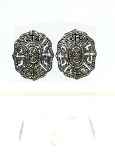  Venetian silver 925 antique style natural stone ma-ka site use earrings 051107321501
