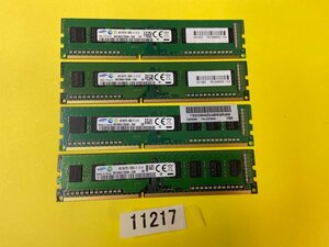 SAMSUNG 1Rx8 PC3-12800U 16GB 4GB 4枚 16GB DDR3 デスクトップ用 メモリ DDR3-1600 4GB 4枚 セット 240ピン ECC無し DDR3 DESKTOP RAM