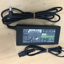 SONY ACアダプター 19.5V=4.7A 100V-240V VGP-AC19V10 ソニーノートPC用 ACアダプタ SONY AC ADAPTER 中古 動作確認済み_画像1