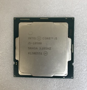 CPU インテル Core i5-10500 3.10GHz SRH3A LGA1200 i5第10世代 プロセッサー Intel Core i5 10500 中古動作確認済み