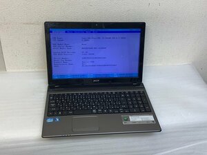 ACER ASPIRE 5750 INTEL CORE i5-2410M メモリ4GB BIOS 確認ジャンク品