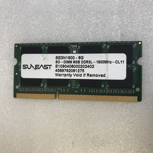 SUNEAST DDR3L-12800S 8GB 1枚 DDR3L ノートPC用 メモリ DDR3L 1600 8GB 204ピン DDR3L LAPTOP RAM 8GB