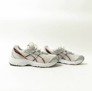 着用回数少(室内のみ)☆asicsアシックス☆軽量ジョギングシューズ☆ロードジョグ☆ランニング☆スニーカー☆22.5cm☆メッシュ☆白色