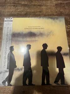 ECHO & THE BUNNYMEN 国内盤オリジナル盤　美盤　songs to learn&sing 