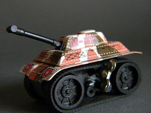 当時物 ★★M-57 REVOLVE TANK 戦車 ゼンマイ走行 !! 日本製 ブリキ 作動確認 アーミータンク「定形外/LP可」★★未使用 デッドストック 1