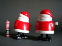 当時物 ★★ Xmas toys サンタクロース 二足歩行 ノコノコ 2体 !! 作動確認 のこのこ Santa Claus トコトコ ★★未使用 デッドストック品 _画像10