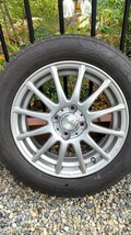 Weds ravriun LUMIERE アルミホイール スタッドレス4本セット 15×5.5J 175/65R15 グッドイヤー ナビ6_画像5